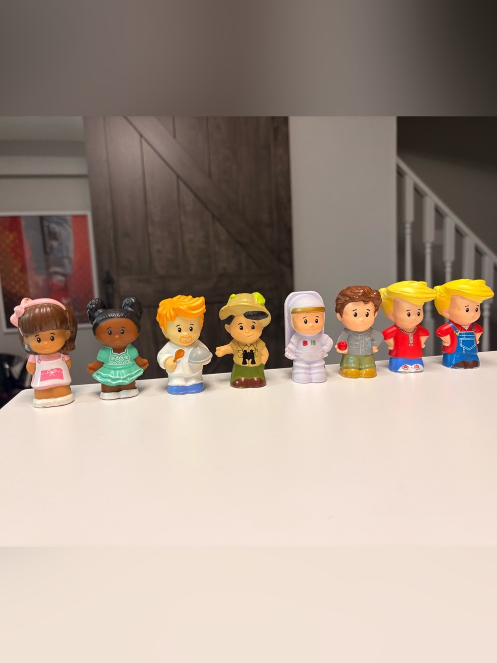Fisher Price Little People Skinny Characters lot of 8